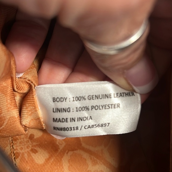 Lucky Brand | Leather Hobo Bag ~ “Honey Tan” - Picture 15 of 15